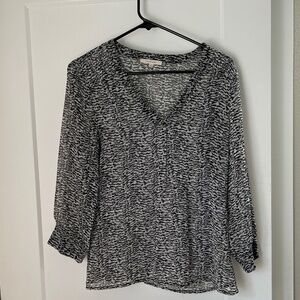 Animal print blouse